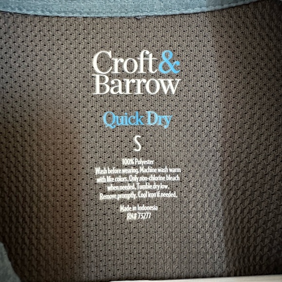 Men’s Croft & Barrow quick dry shirt - Picture 2 of 2